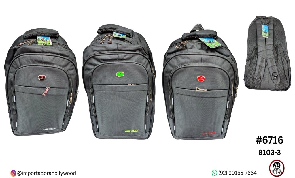 MOCHILA XMXIANG  -  8103-3          57X37X16CM 