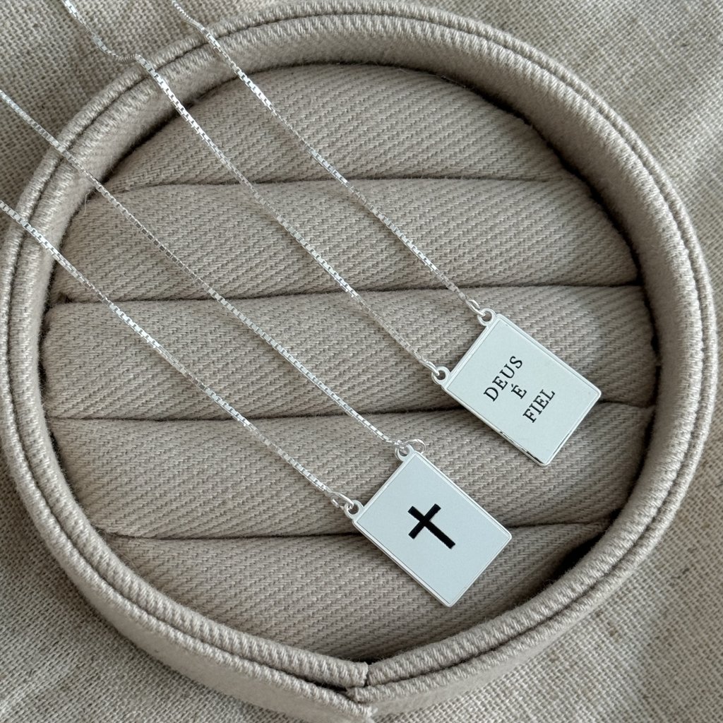 ESCAPULÁRIO DEUS É FIEL 60CM 
