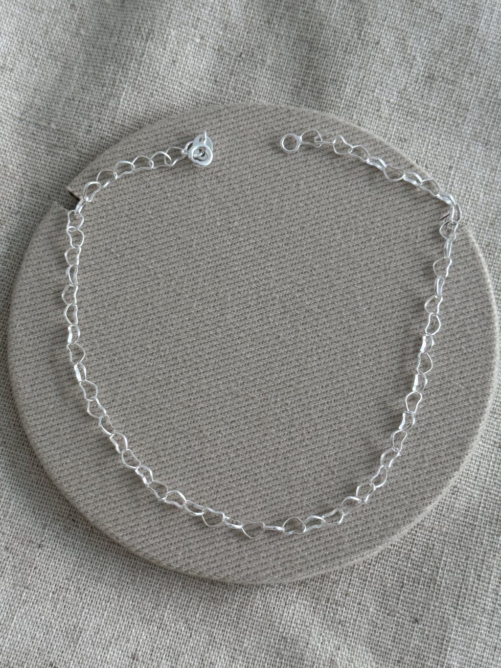 TORNOZELEIRA ELOS CORAÇÕES 25CM