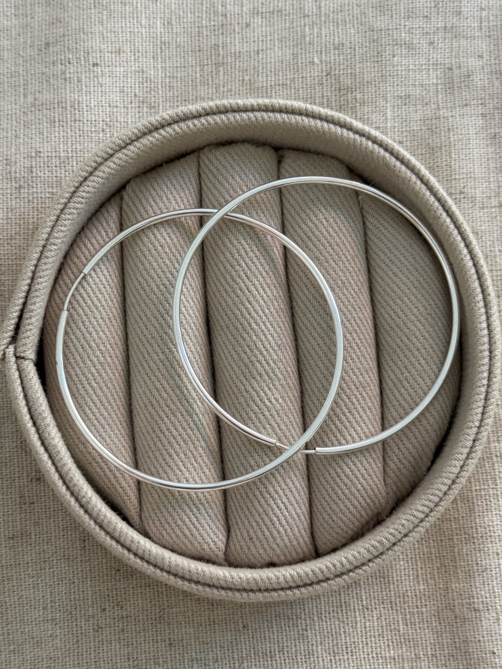 BRINCO ARGOLA LISA 5CM