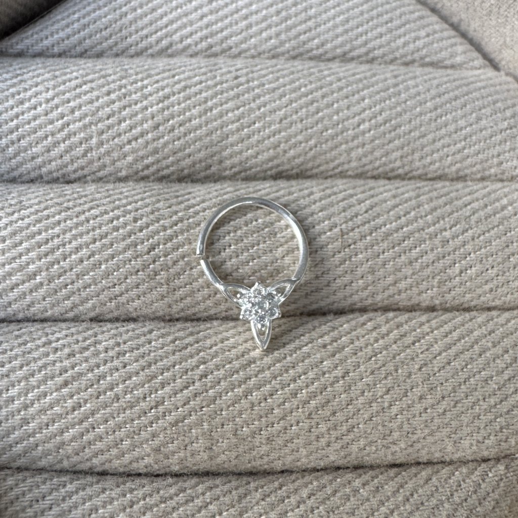 PIERCING ARGOLA PEDRAS 1,1CM