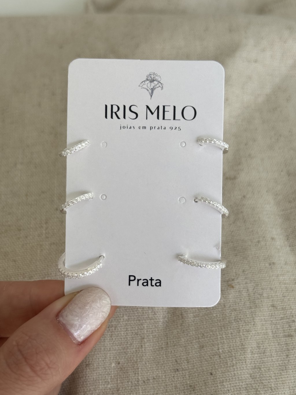 TRIO ARGOLAS CRAVEJADAS CLICK