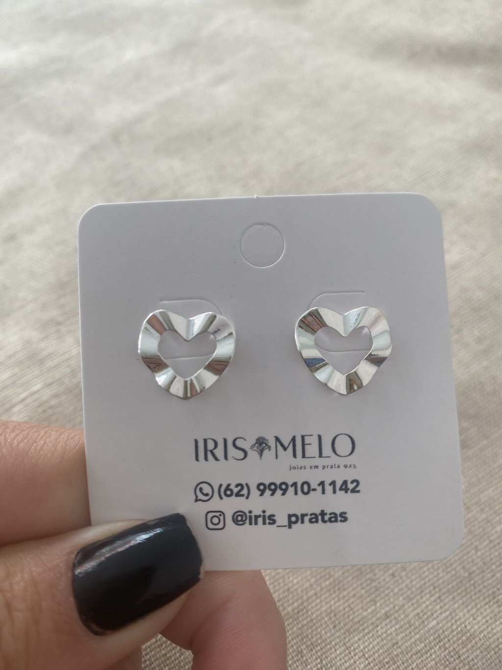 BRINCO CORAÇÃO VAZADO