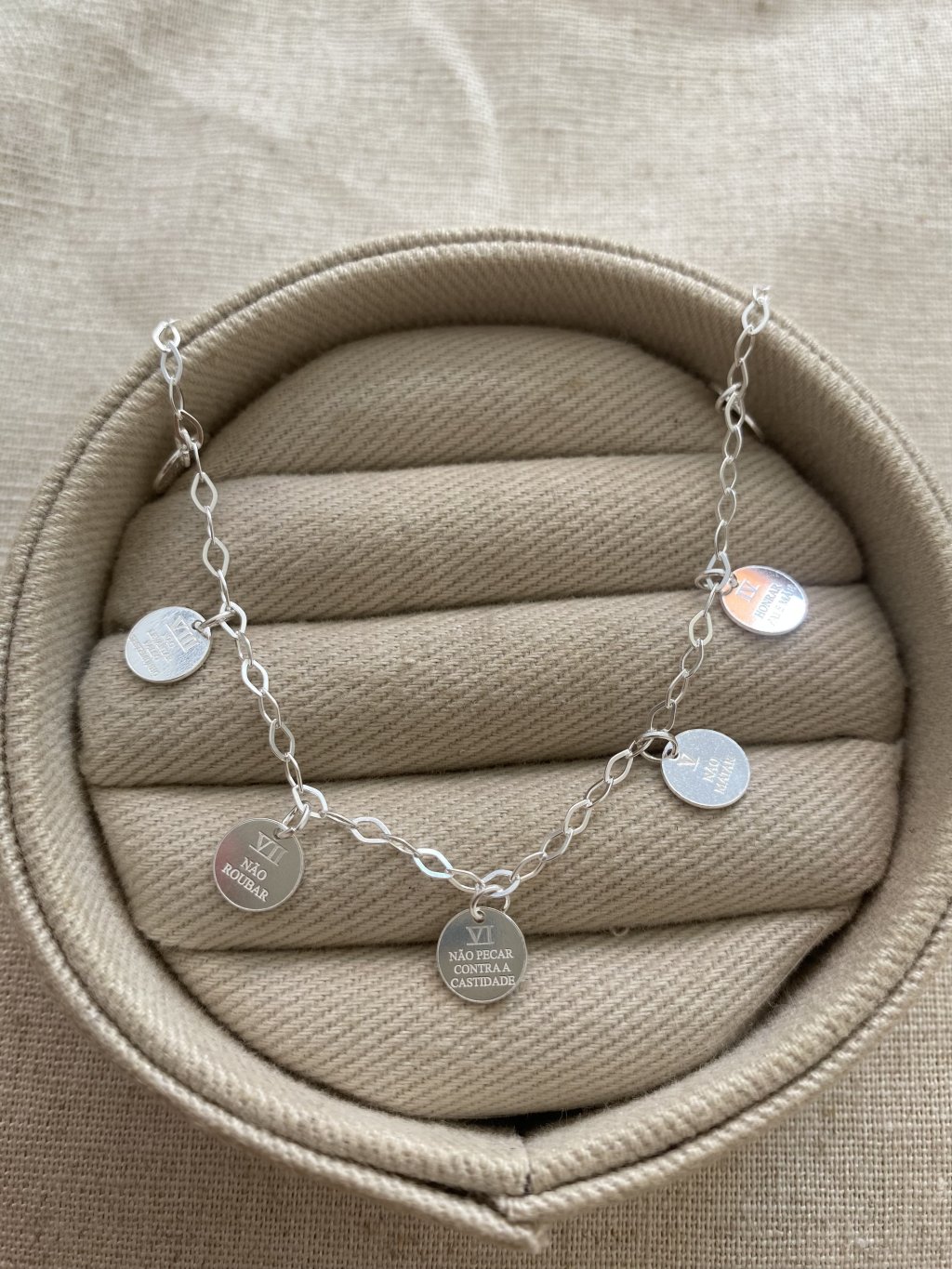 PULSEIRA 10 MANDAMENTOS 18,5CM