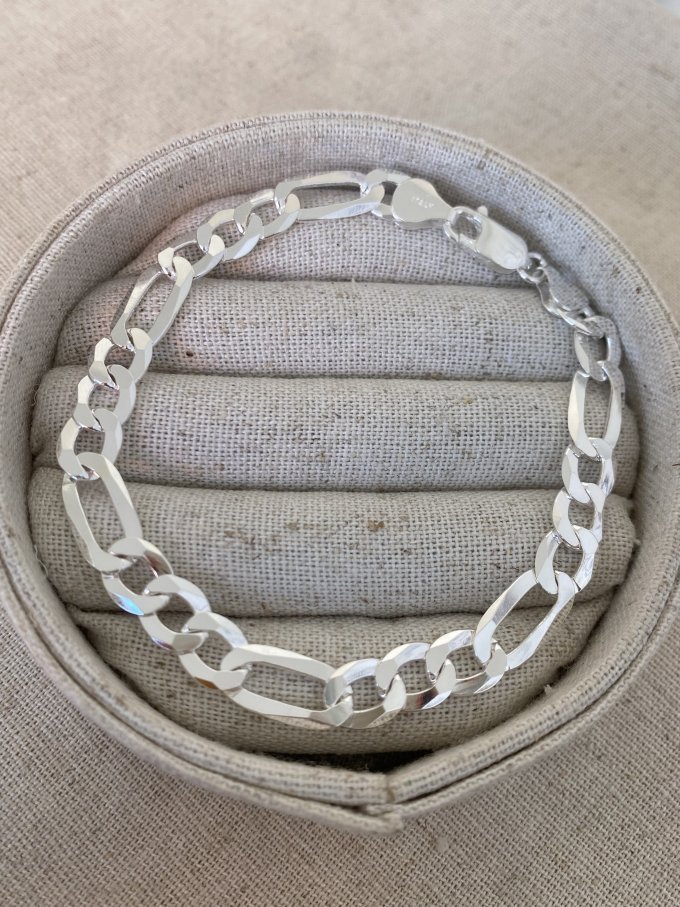 PULSEIRA MASCULINA 3X1 7,5MM 21CM