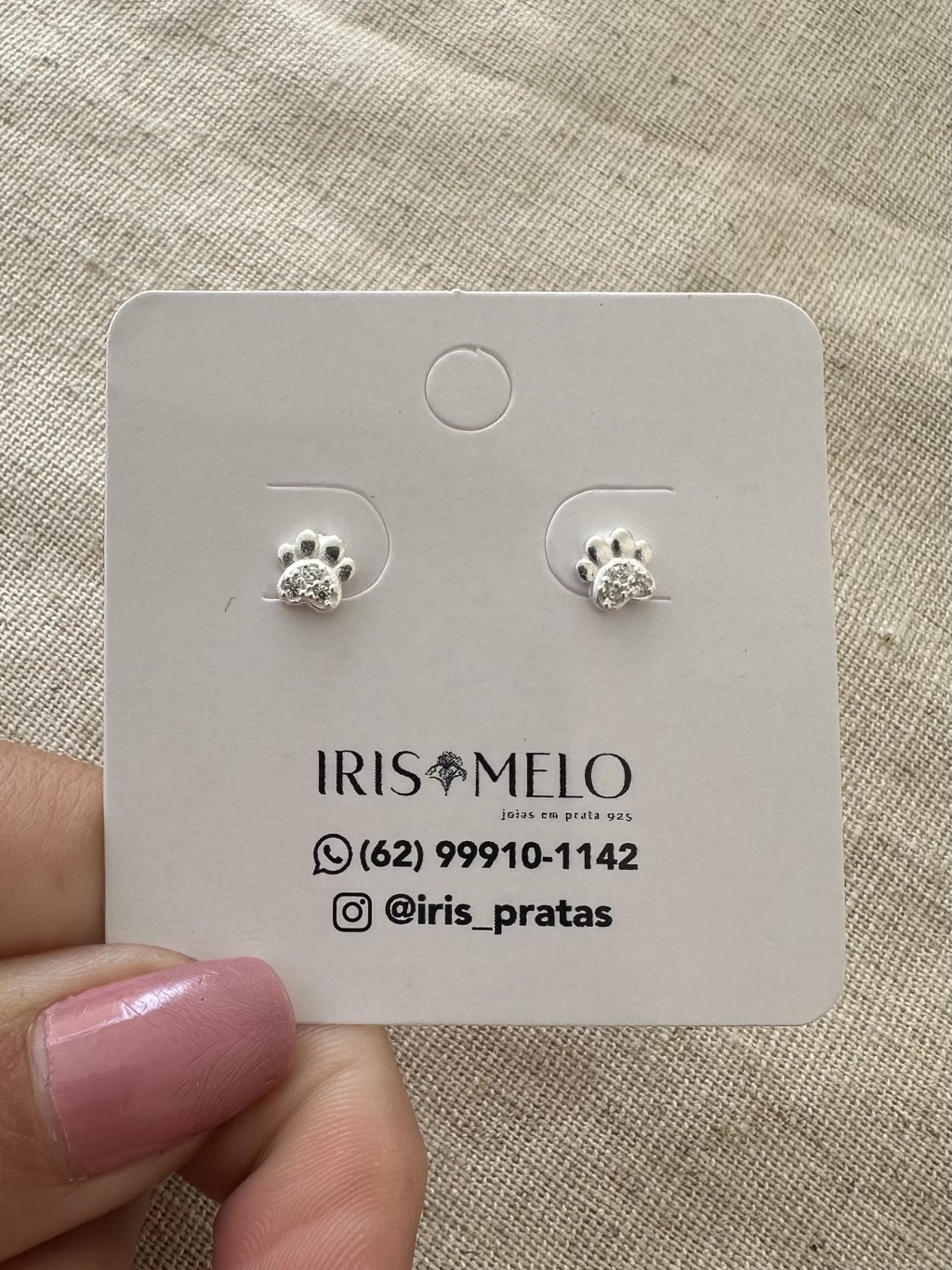 BRINCO BABY PATA PEDRA 