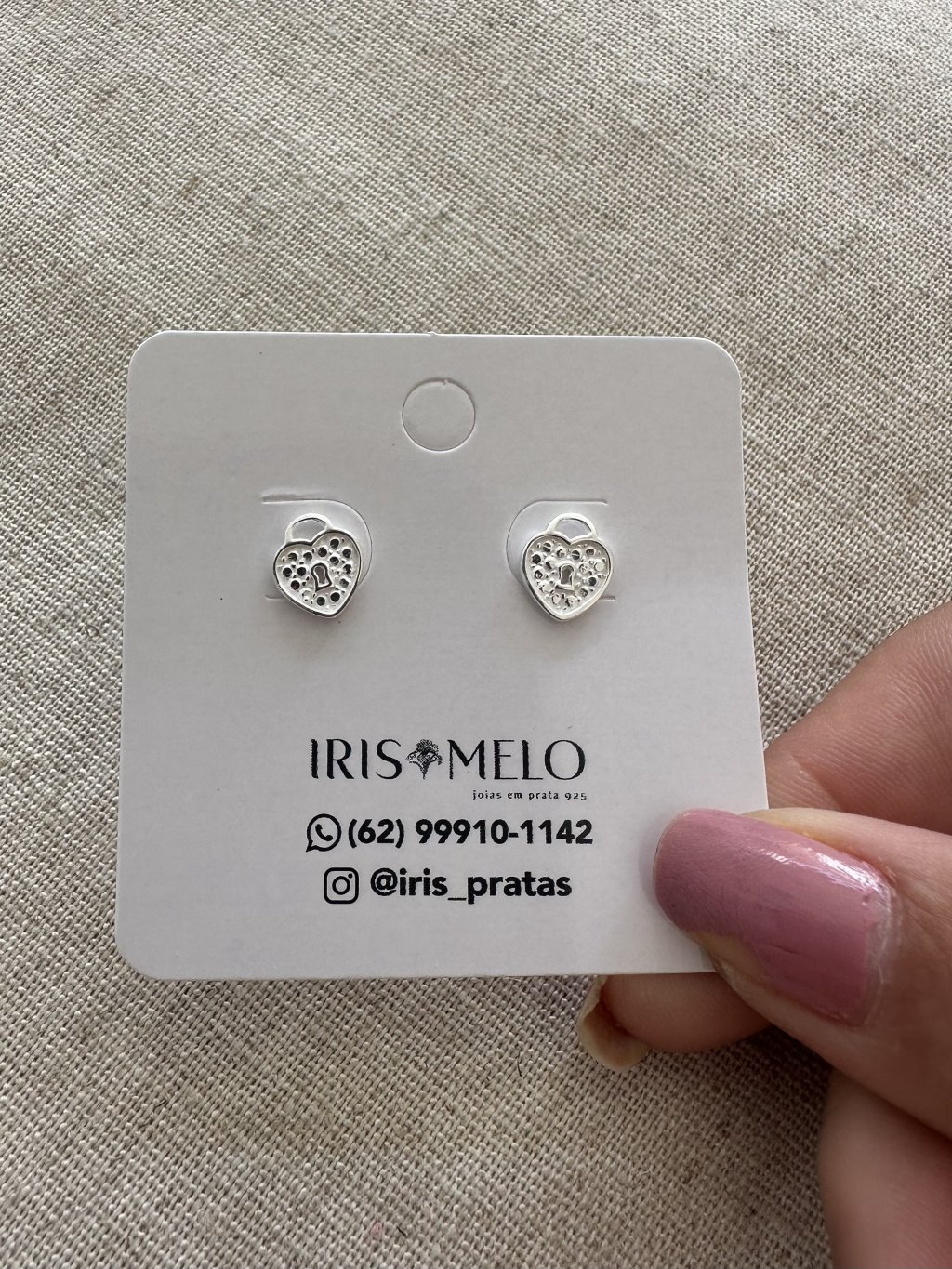 BRINCO CORAÇÃO CADEADO 