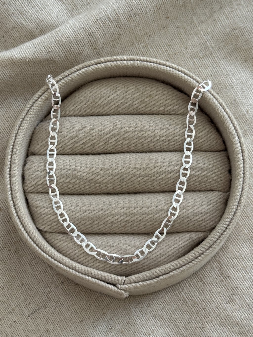 PULSEIRA MASCULINA PIASTRINE 3,5MM 21,5CM