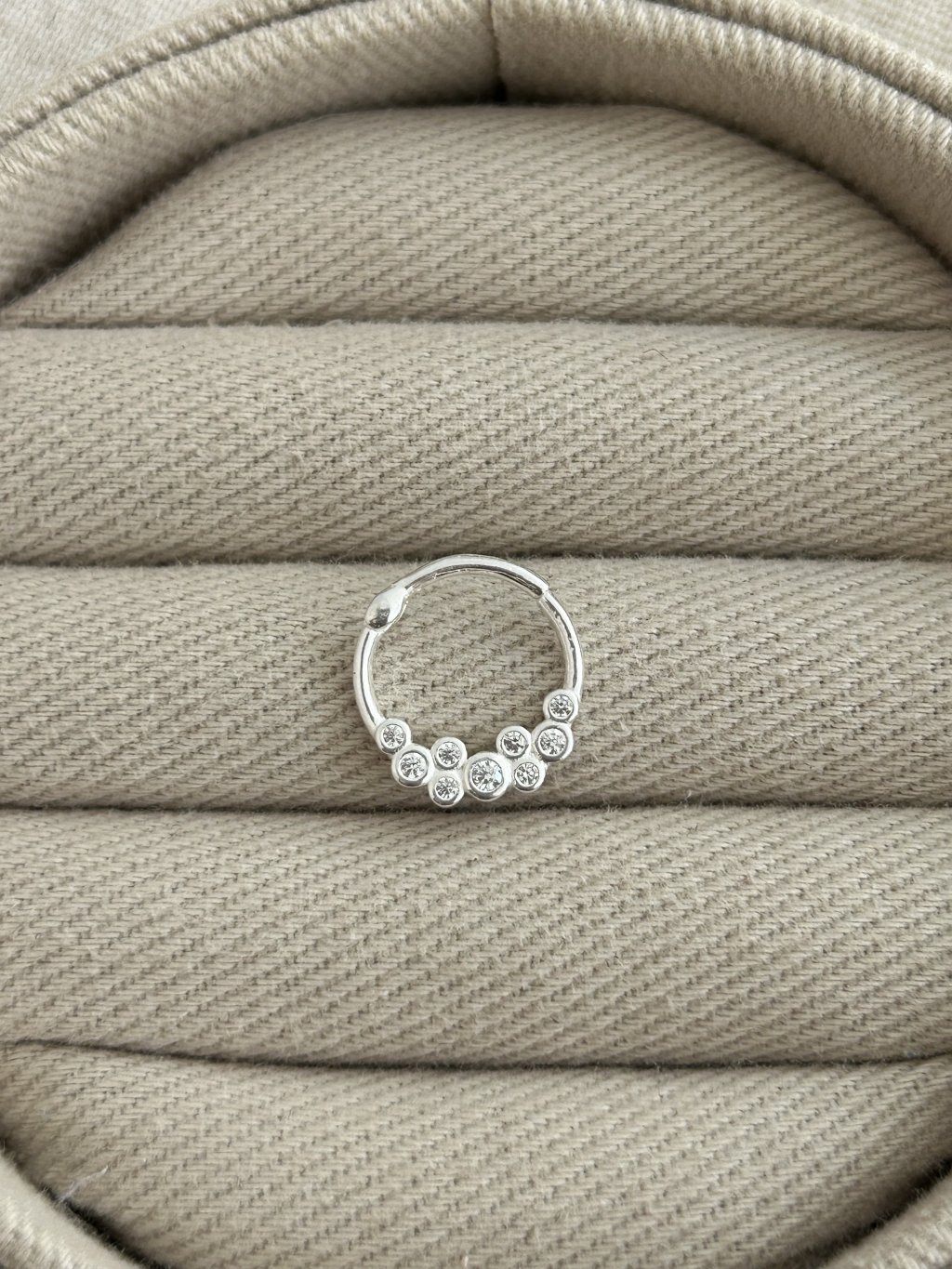 PIERCING ARGOLA CLICK PEDRAS 1.4CM