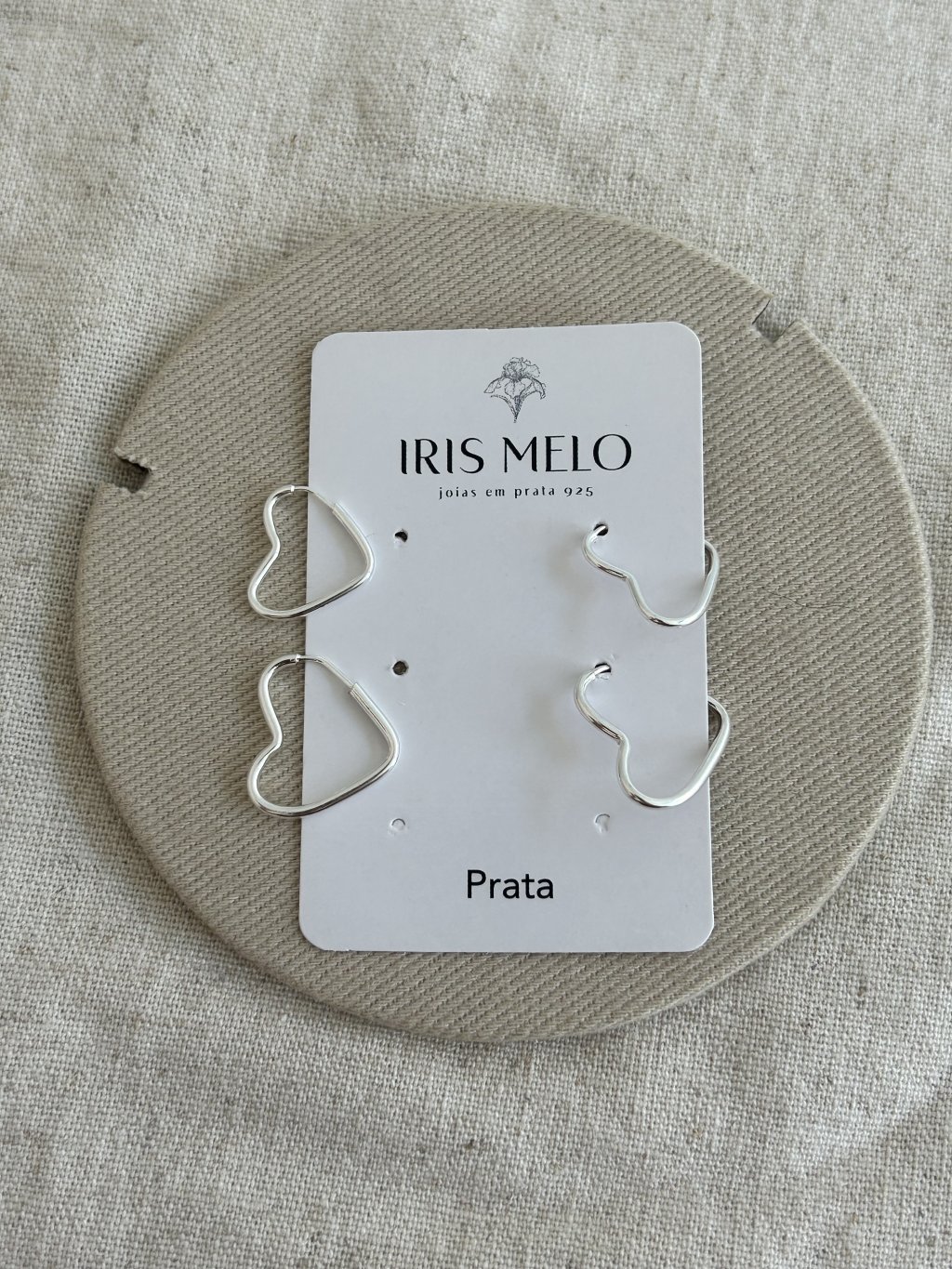 DUPLA ARGOLAS CORAÇÃO ENCAIXE 