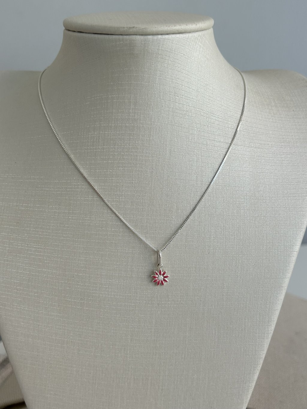 COLAR INFANTIL MARGARIDA ROSA 35CM