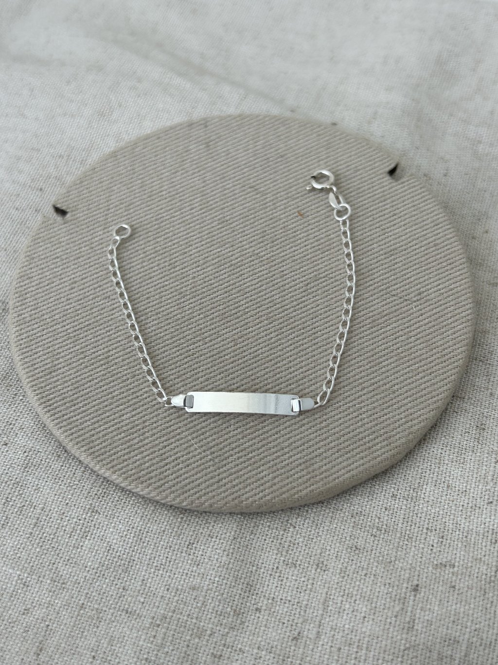 PULSEIRA INFANTIL PLAQUINHA 14CM