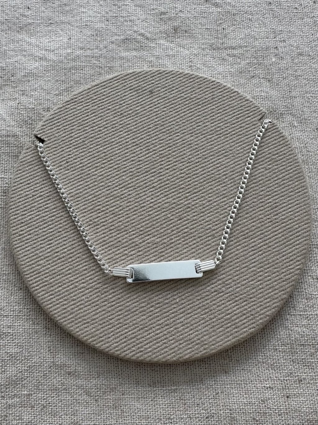 PULSEIRA INFANTIL PLAQUINHA 15CM