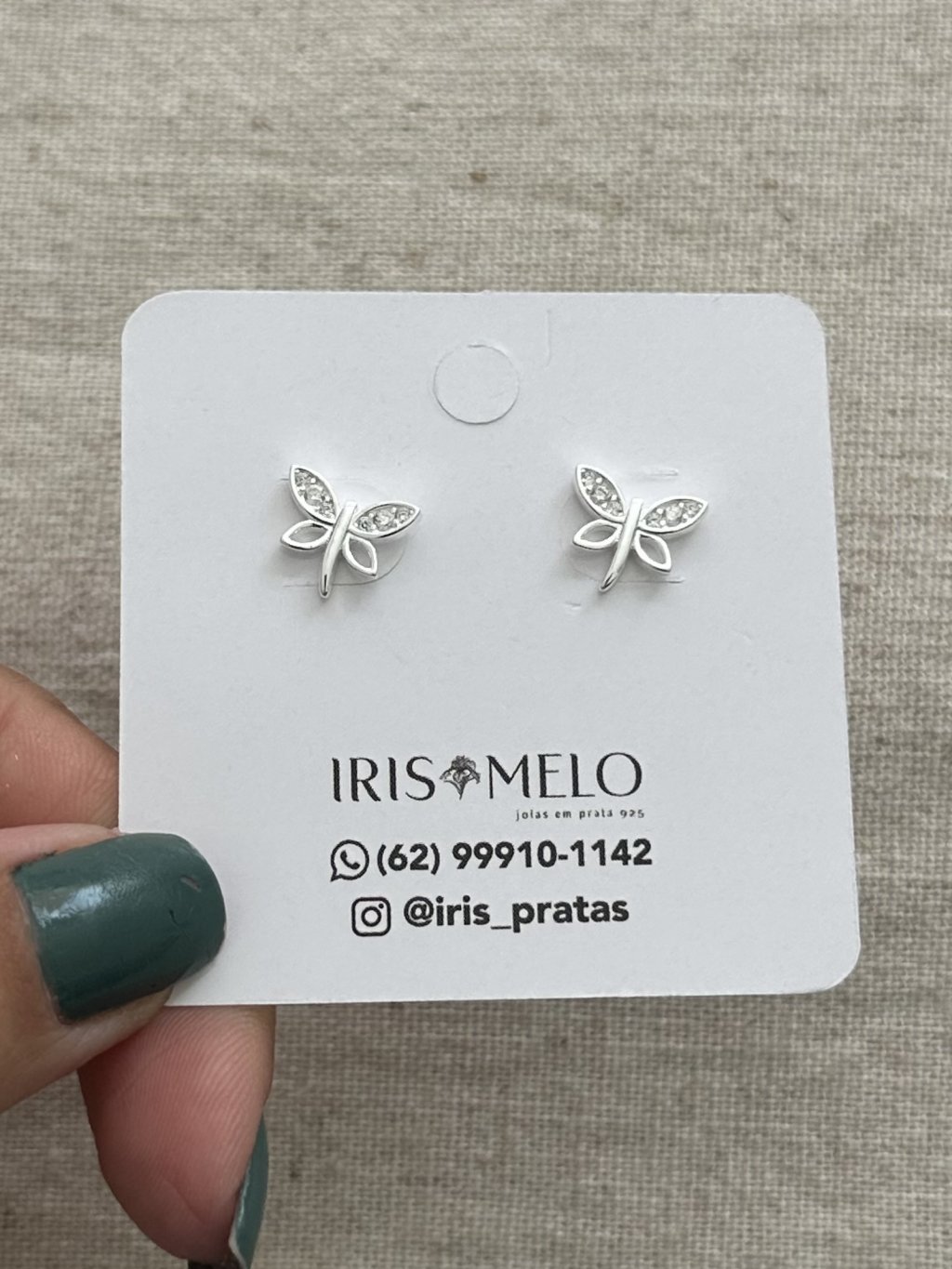 BRINCO LIBÉLULA PEDRAS 