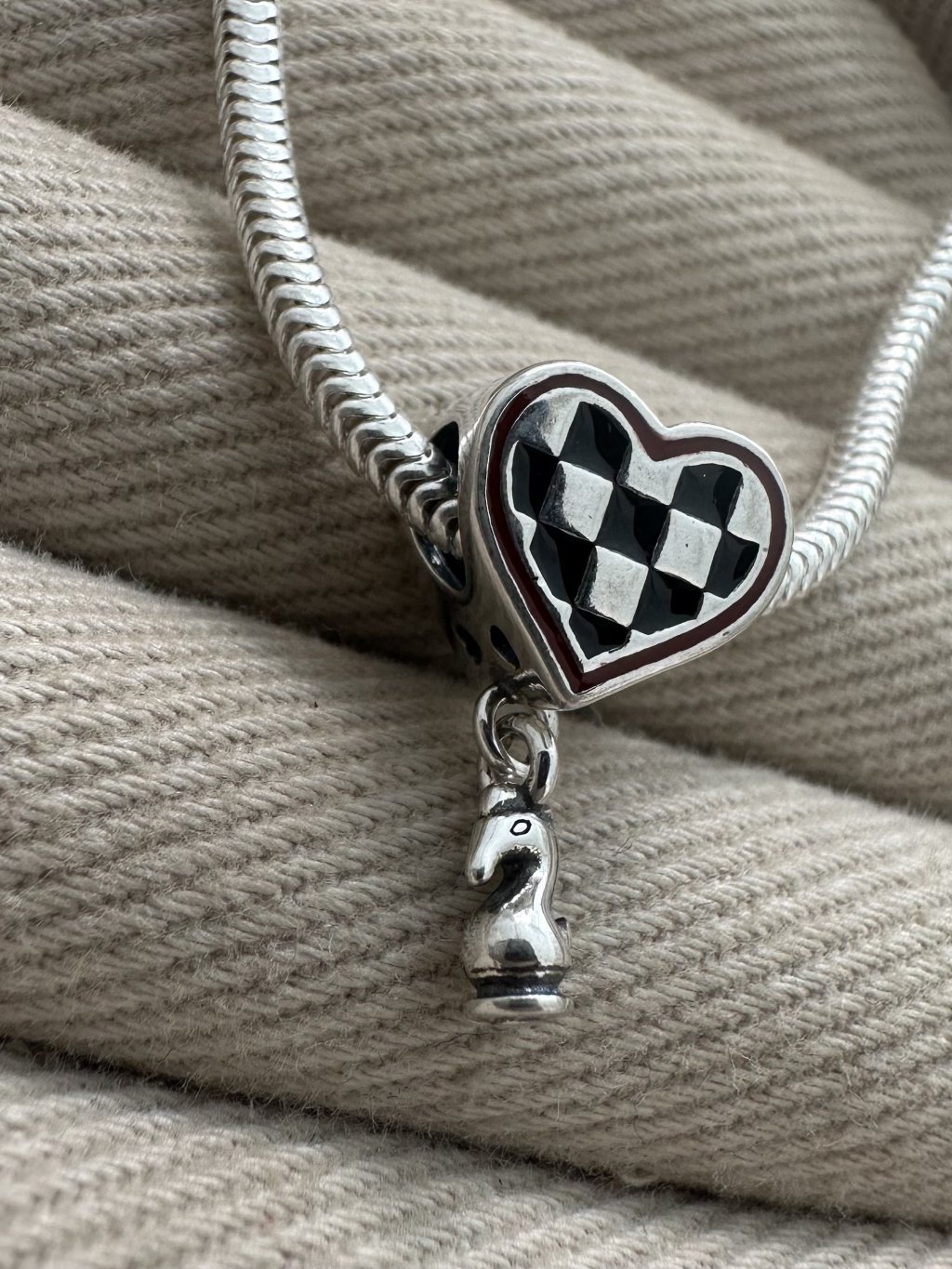 BERLOQUE SEPARADOR CORAÇÃO XADREZ 