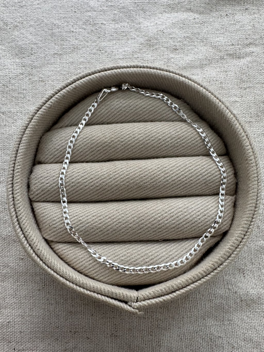 PULSEIRA MASCULINA GROUMET 2,3MM 21CM