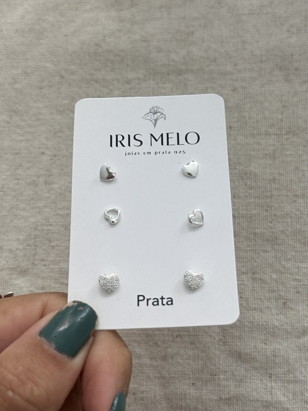 TRIO BRINCO CORAÇÕES 