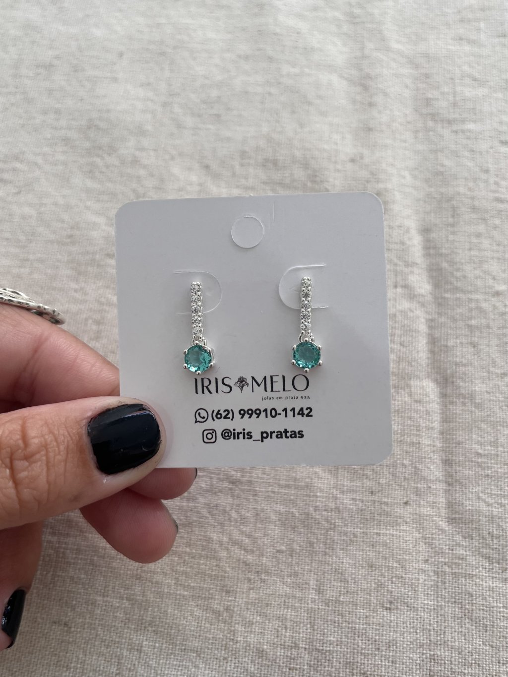 BRINCO PEDRA VERDE PEDRAS 