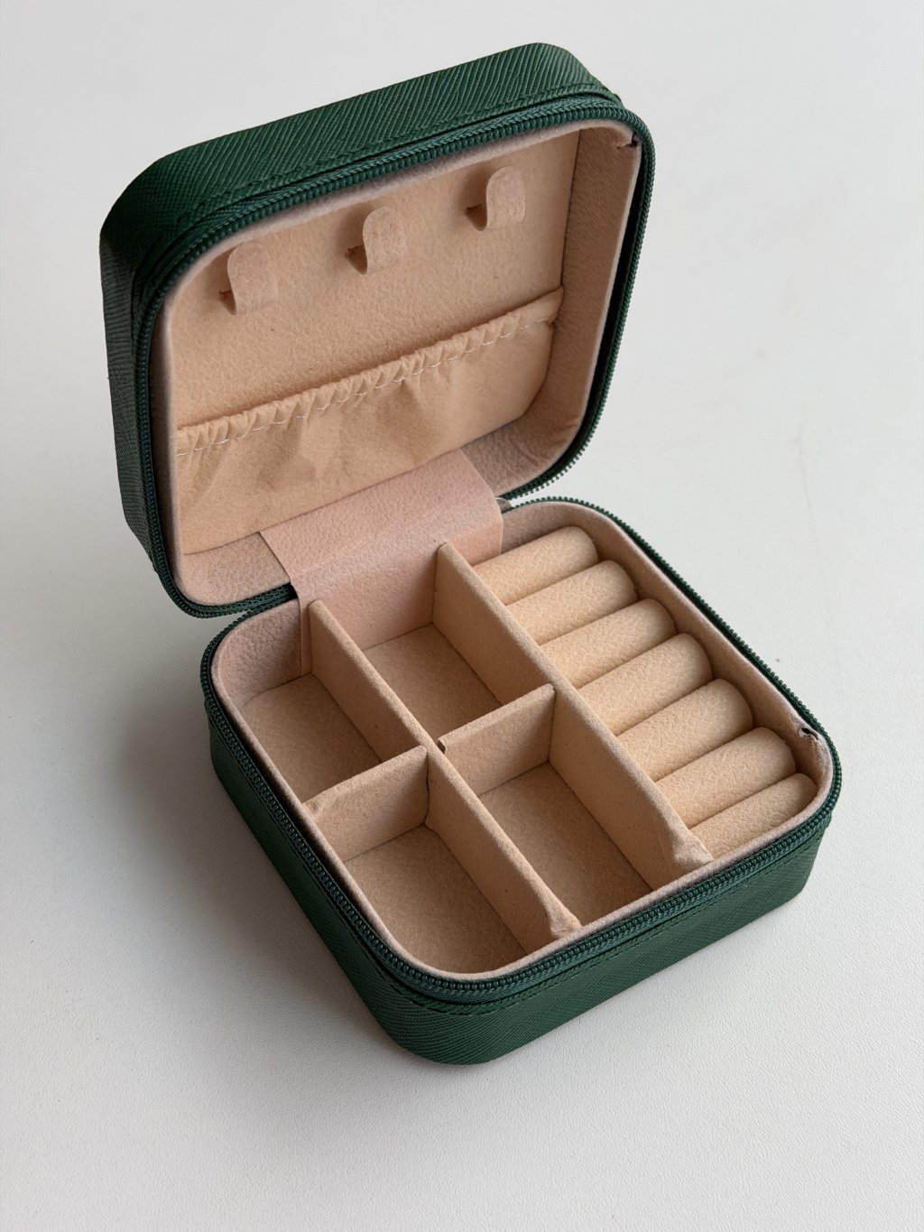 PORTA JOIAS VERDE ESCURO P