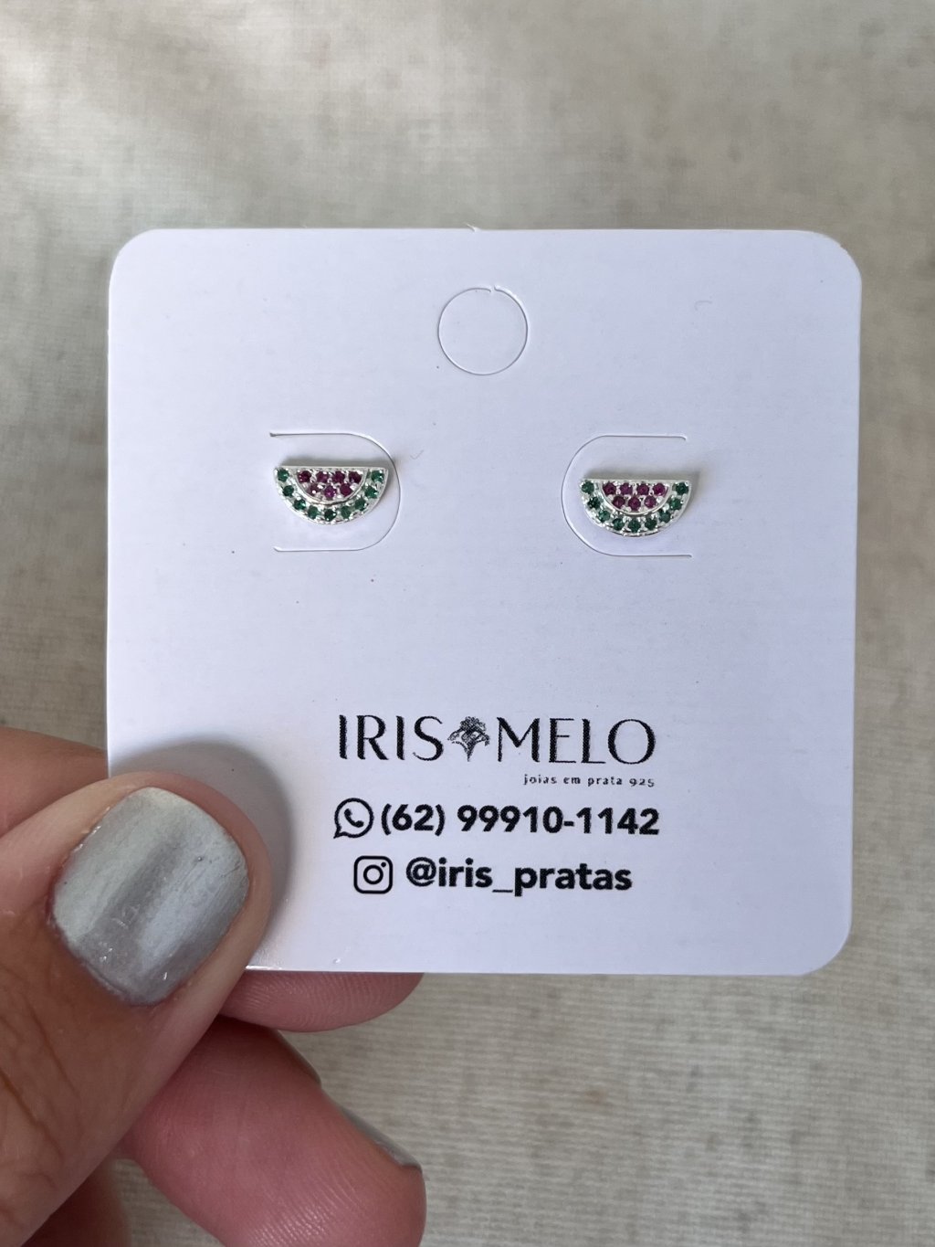 BRINCO BABY MELANCIA PEDRAS