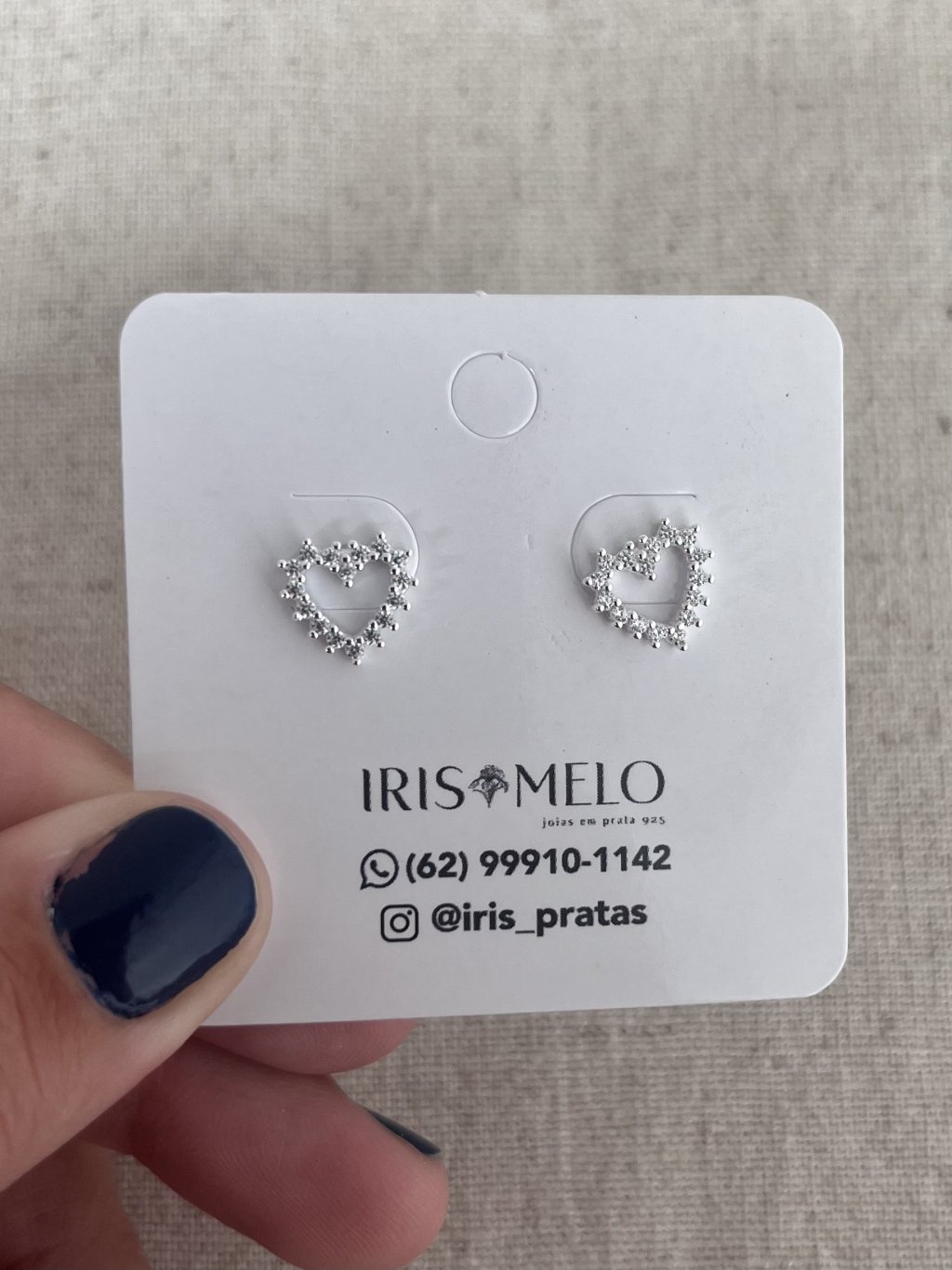 BRINCO CORAÇÃO PEDRAS