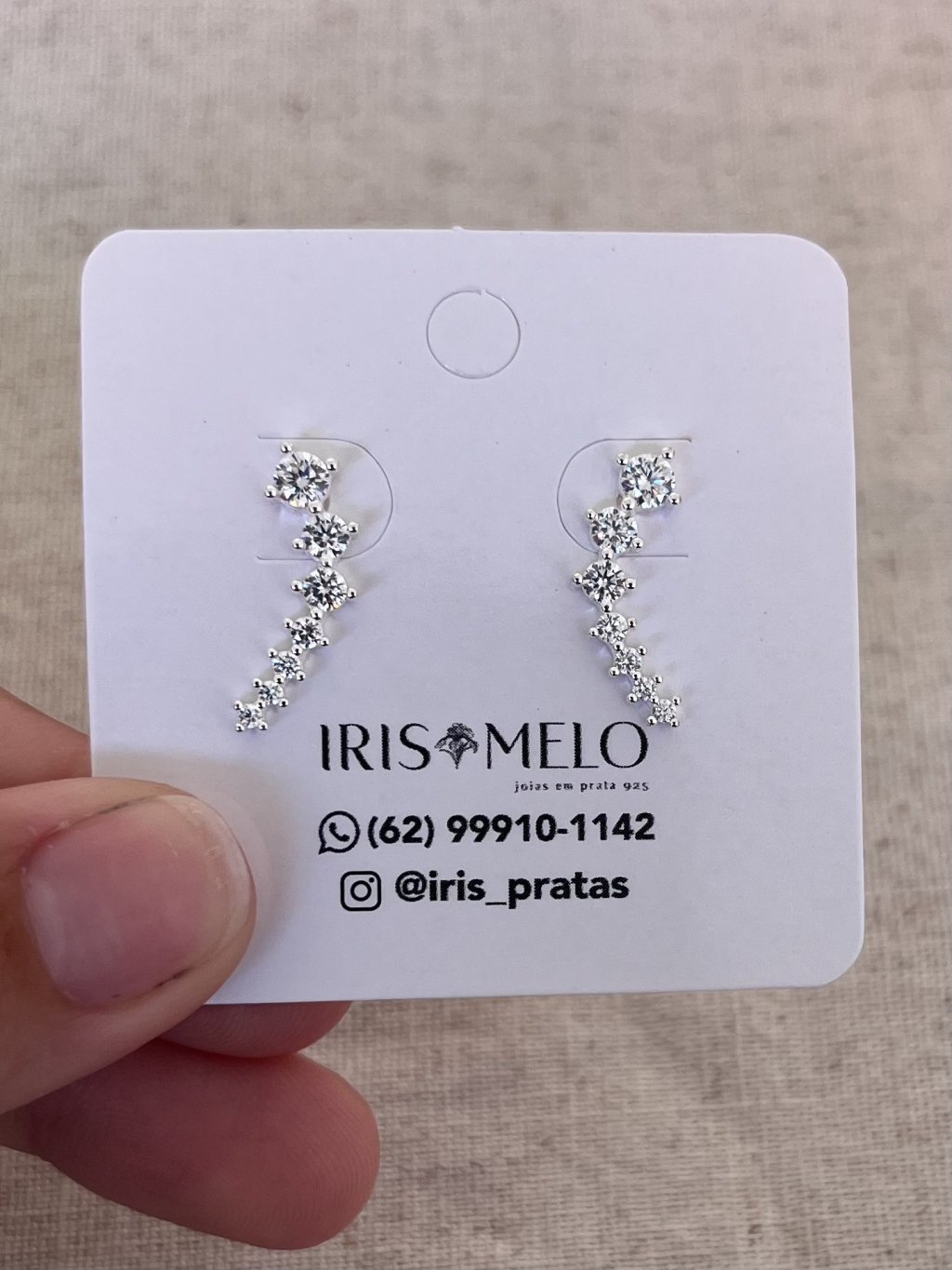 BRINCO EARCUFF PEDRAS 