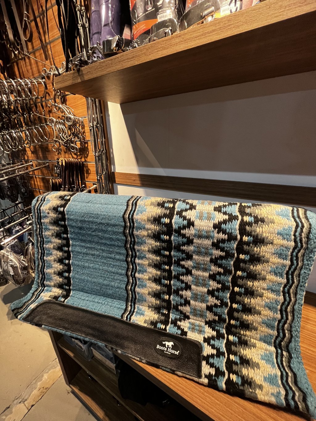 MANTA NAVAJO AZUL 