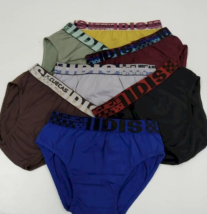 Cueca adulto em algodão cóis largo 