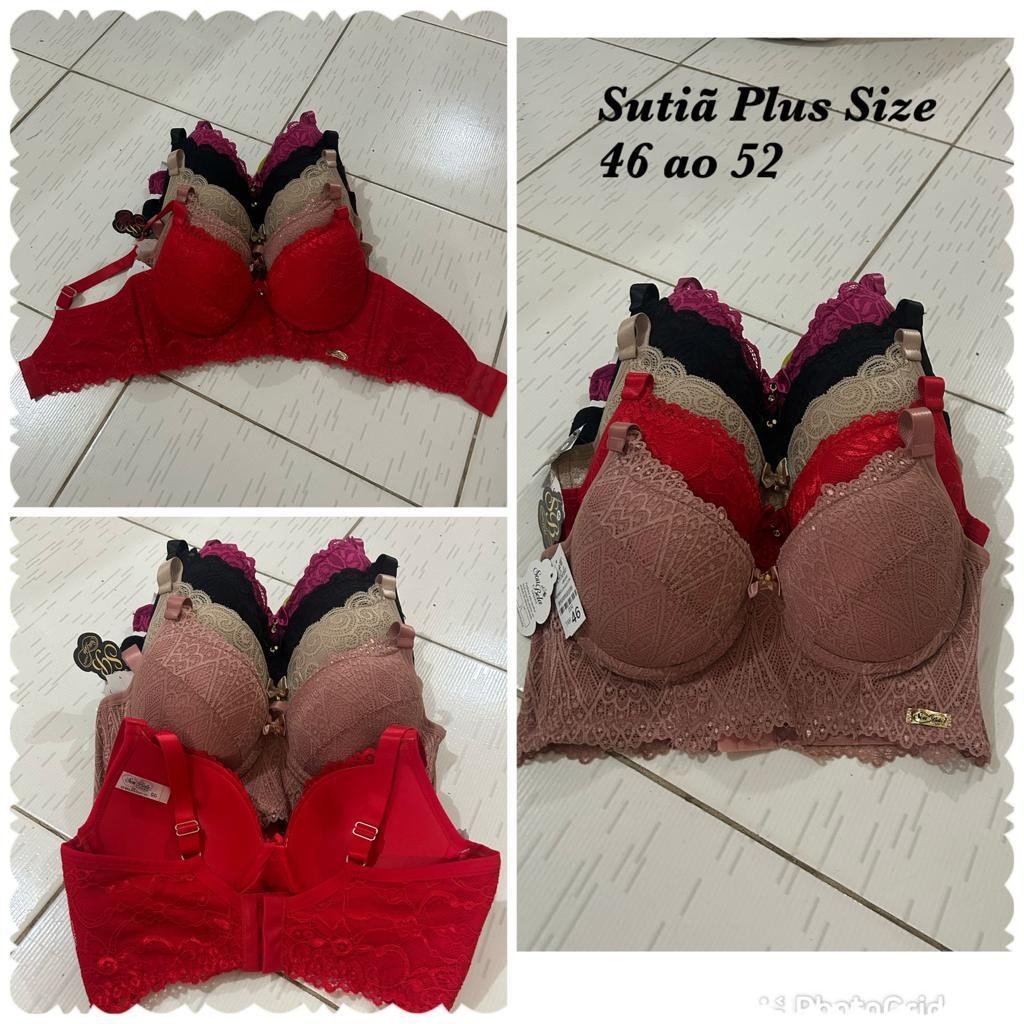 Sutiã Plus Size em Renda 