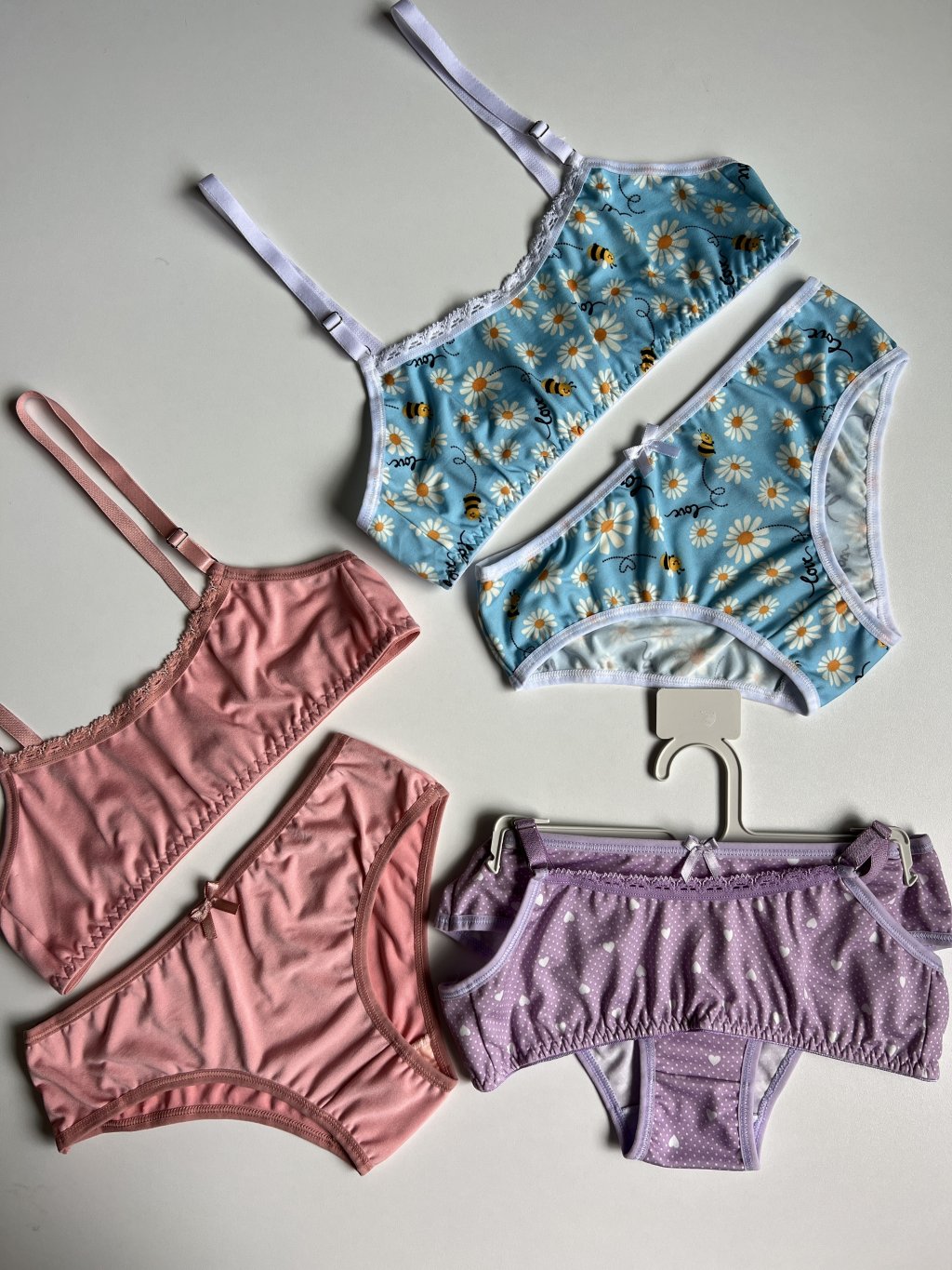 Conjunto menina-moça sem bojo