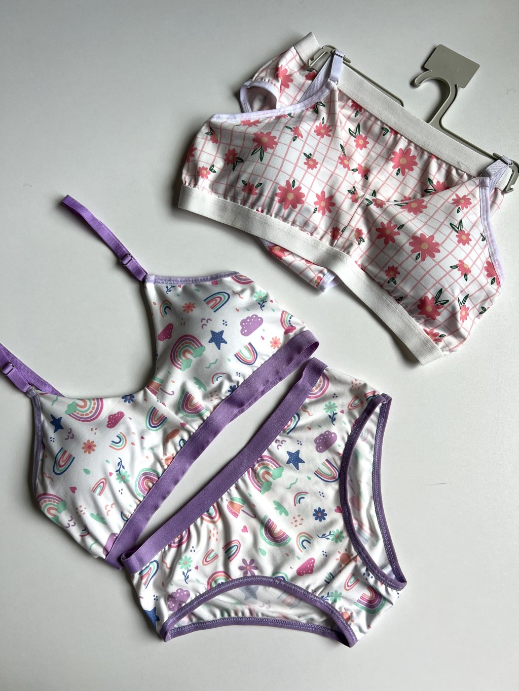 Conjunto menina-moça com bojo removível