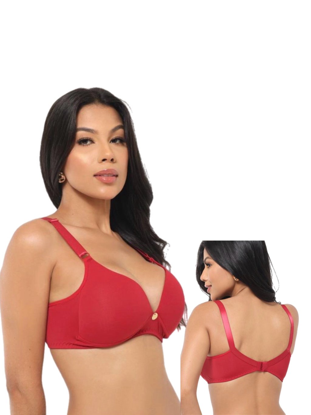 Sutiã com bojo e sem aro 