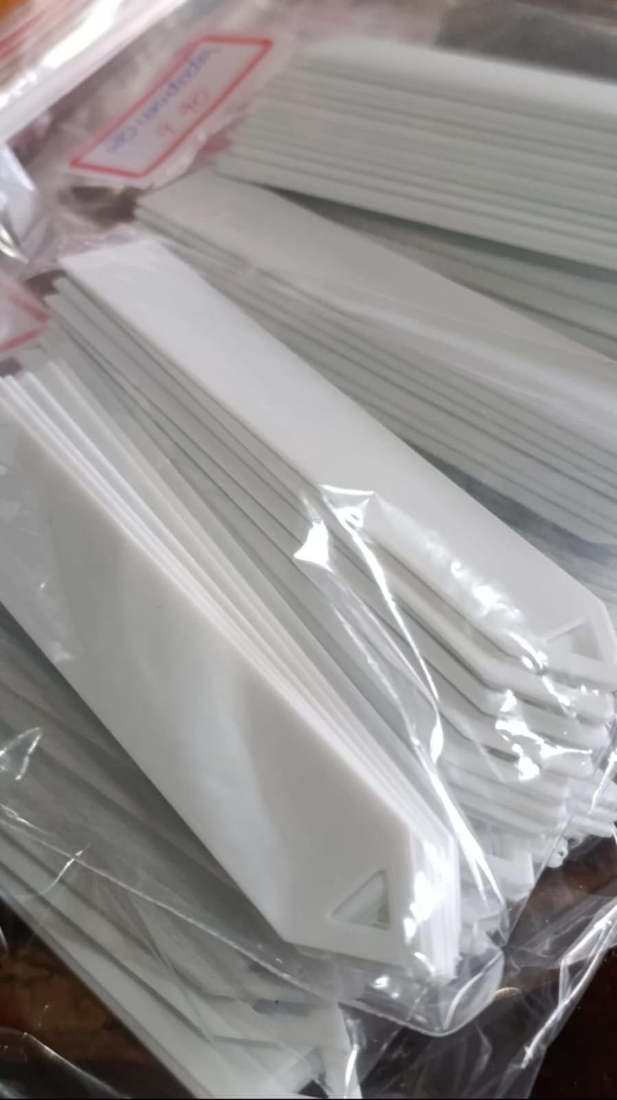 Plaquinha de identificação 