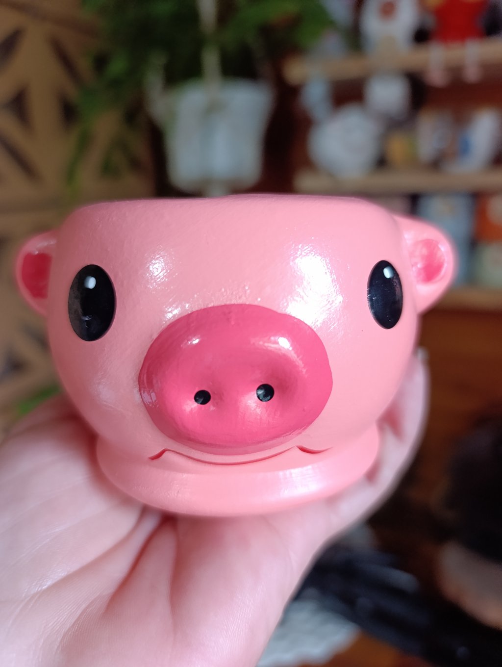 Vaso porquinho rosa