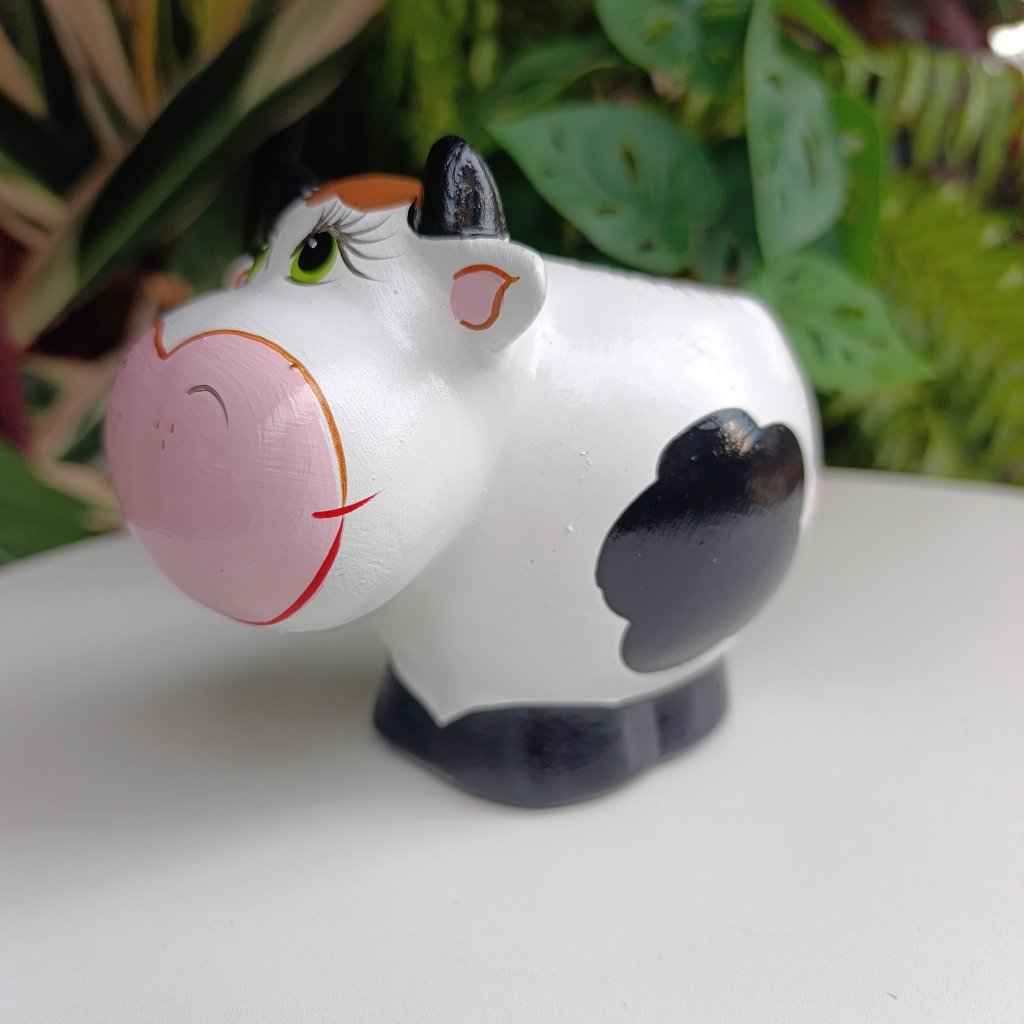 Vaca bolinha branca 