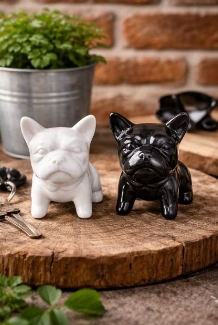 Cachorrinho decorativo branco 