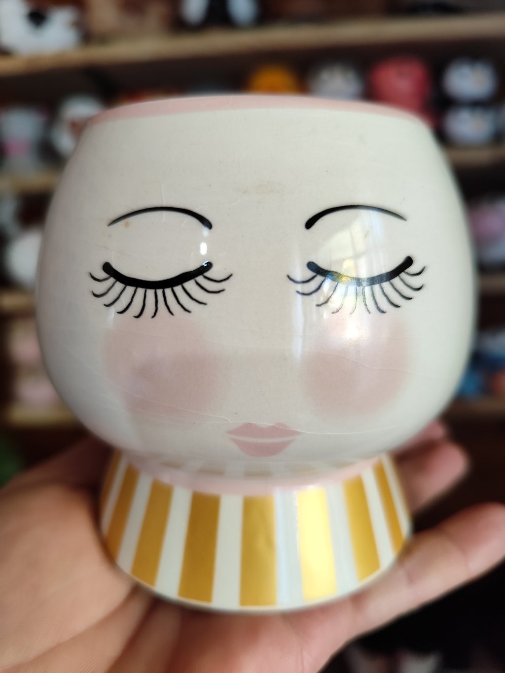 Vaso cachepô girl scand 
