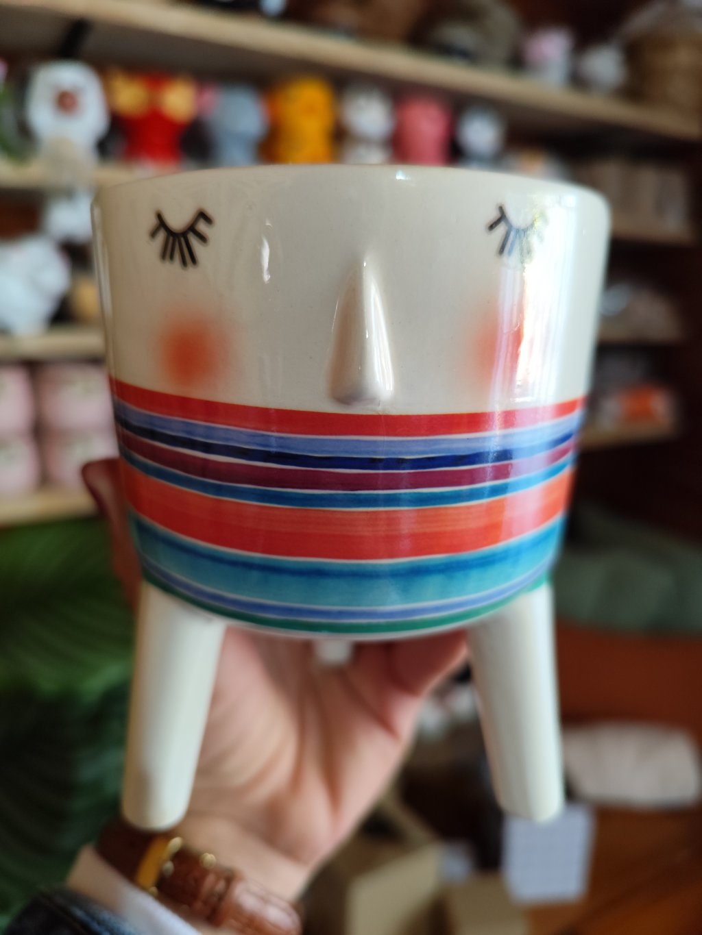 Vaso cachepô face trip 