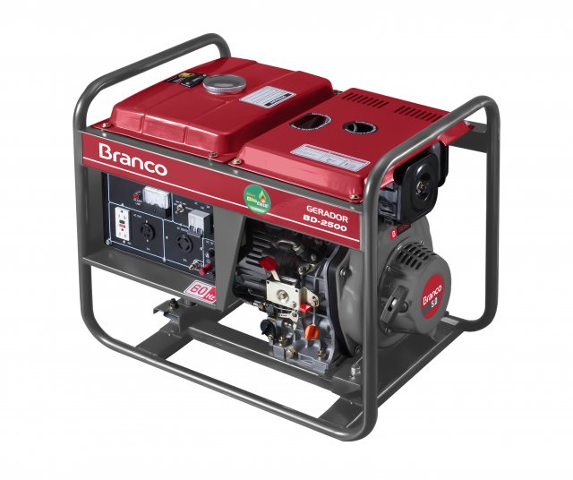 GERADOR BRANCO DIESEL BD-2500 110V