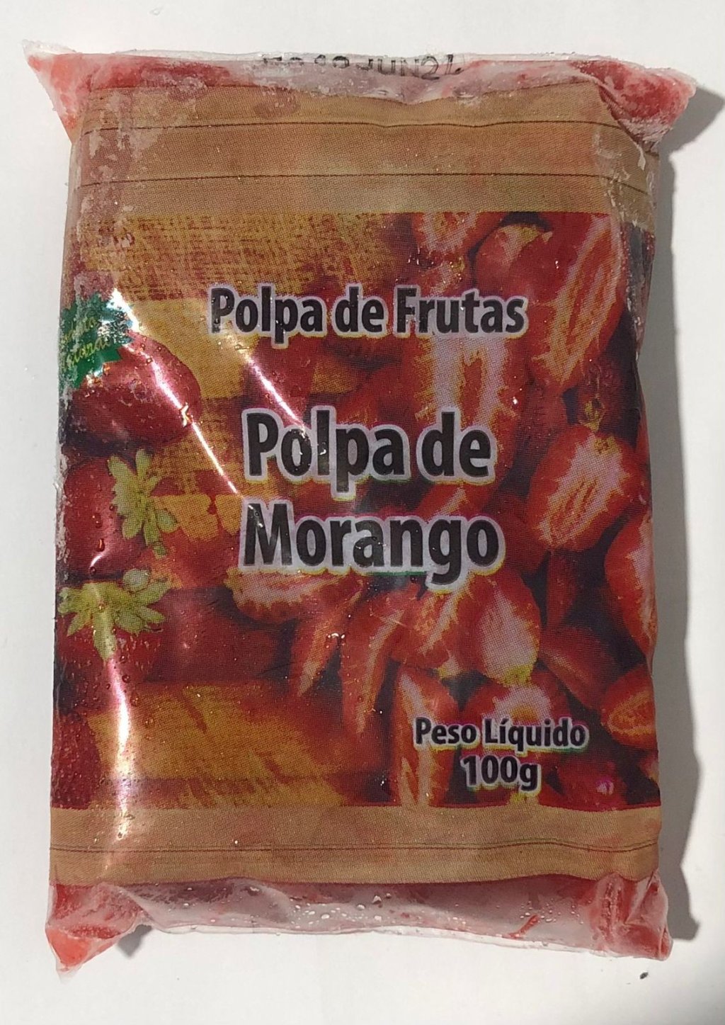 POLPA DE MORANGO ( 10PC 100GR)