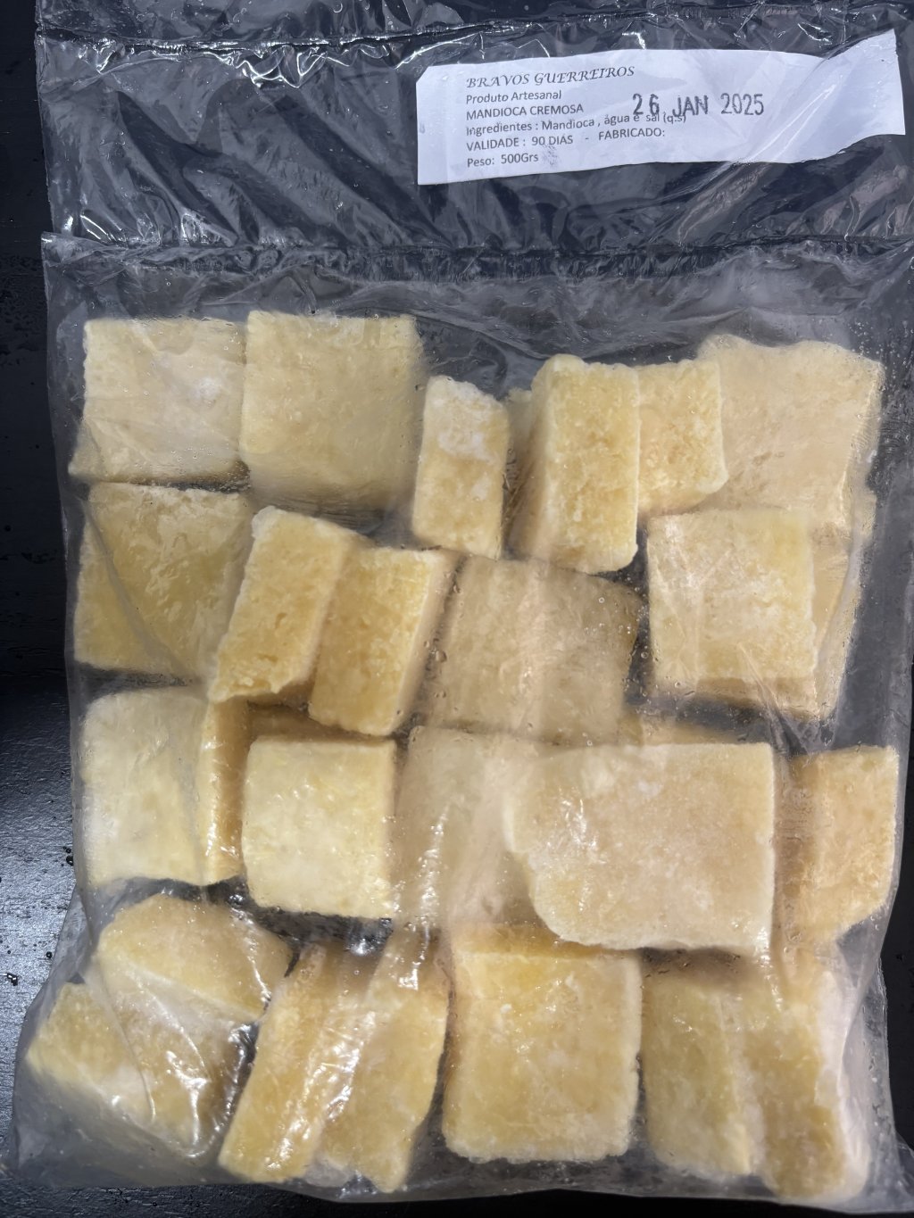 MANDIOCA CREMOSA PC 500GR