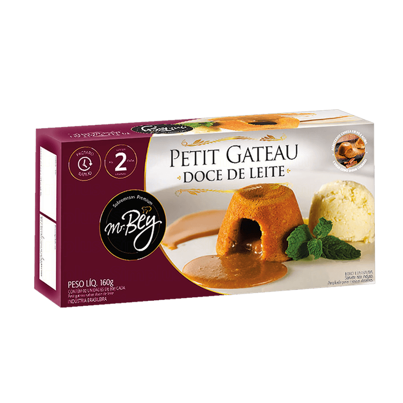 PETIT GATEAU -  DOCE DE LEITE 