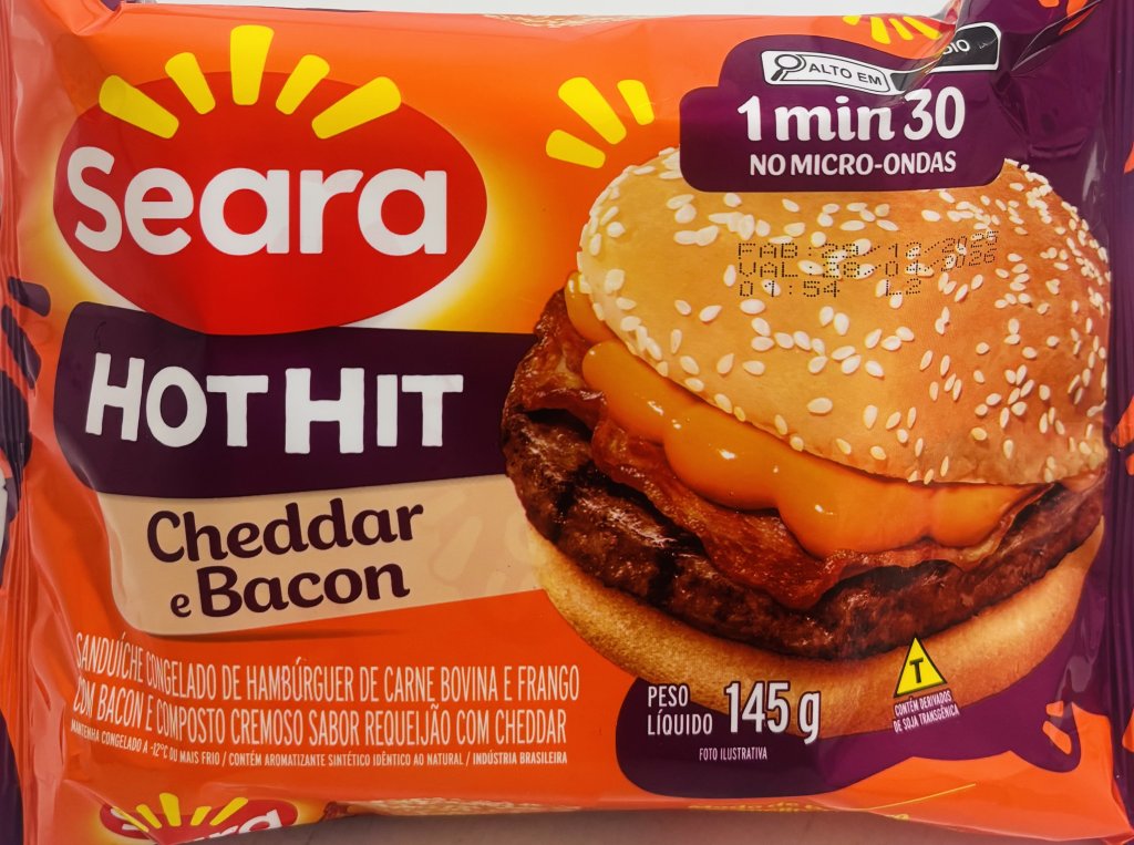 HOT HIT BACON E CHEDDAR 145 GR