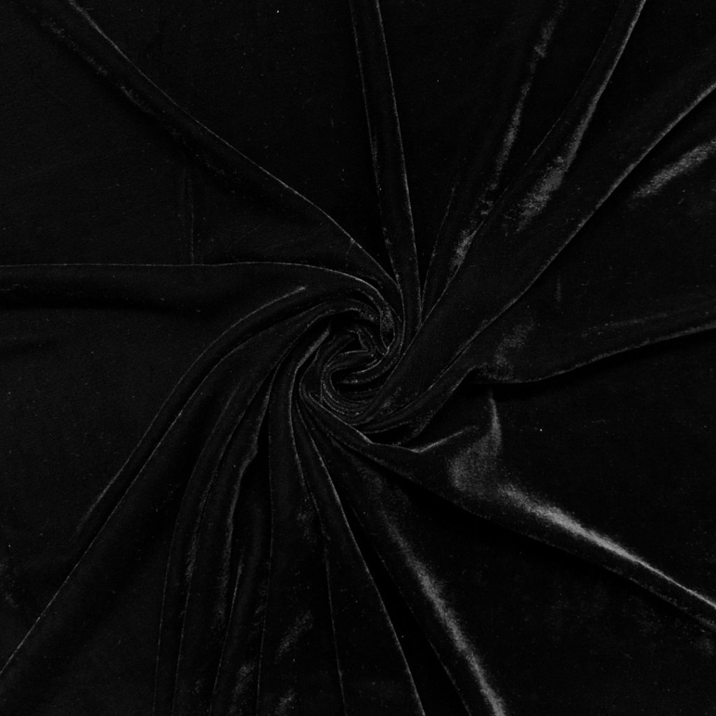 Veludo Cristal - Preto