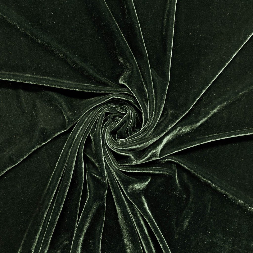 Veludo Cristal - Verde Militar