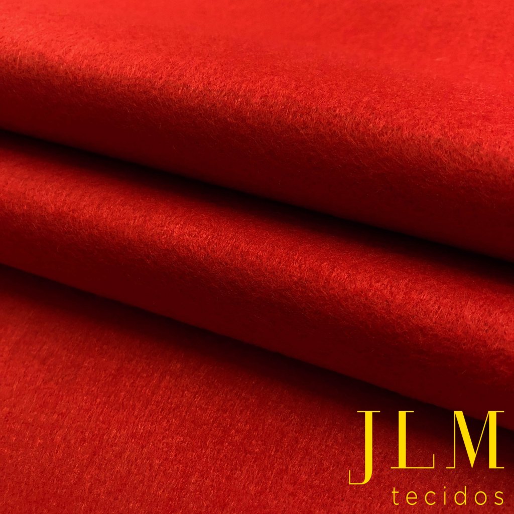 Feltro Liso -  Vermelho Noel