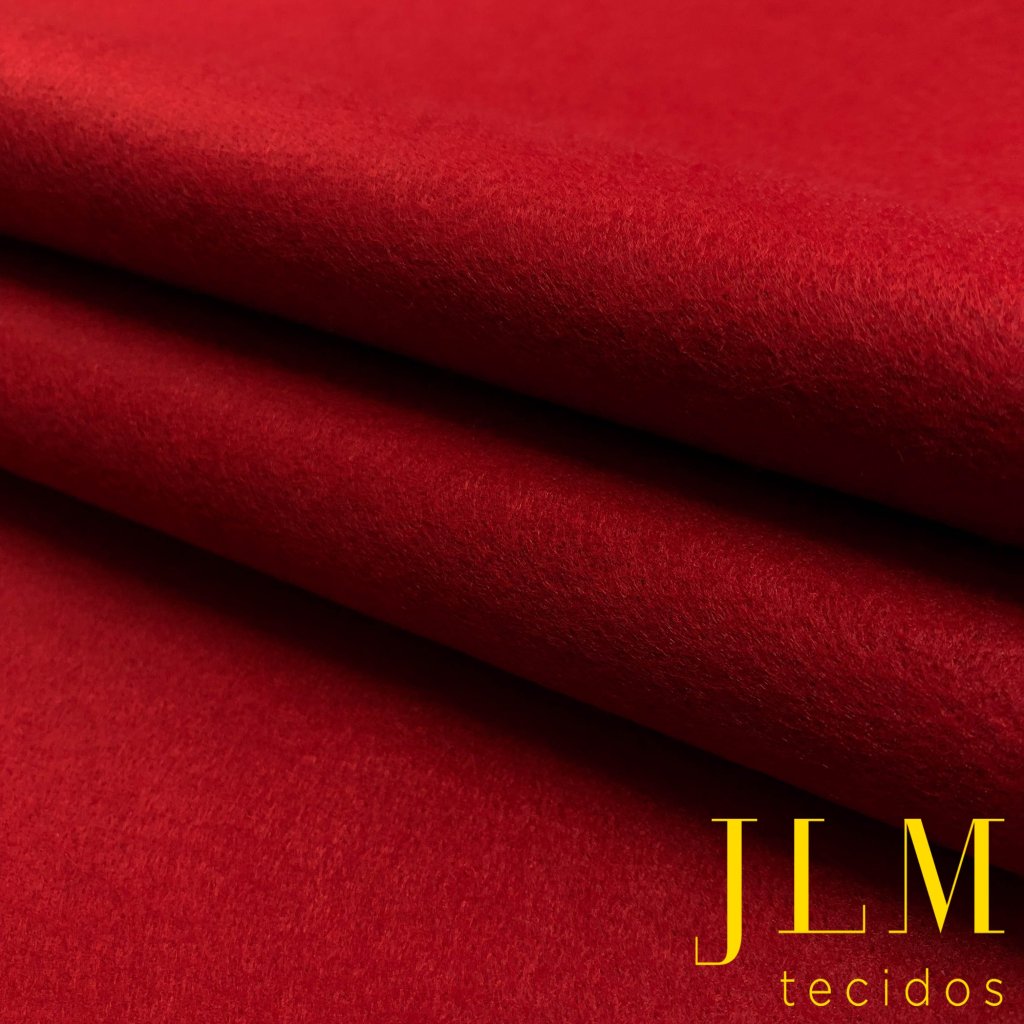 Feltro Liso - Vermelho Coleira