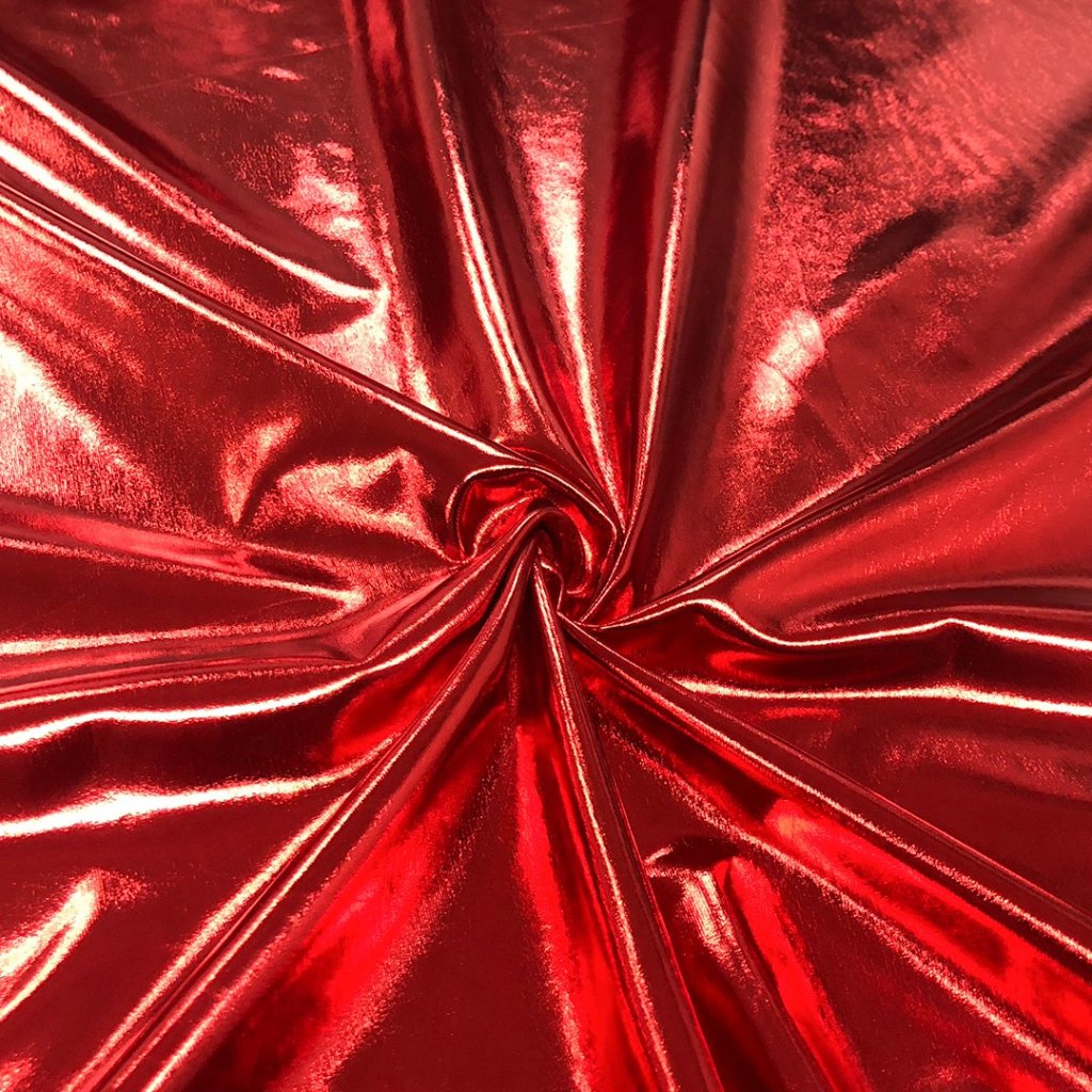 Malha Metalizada - Vermelho