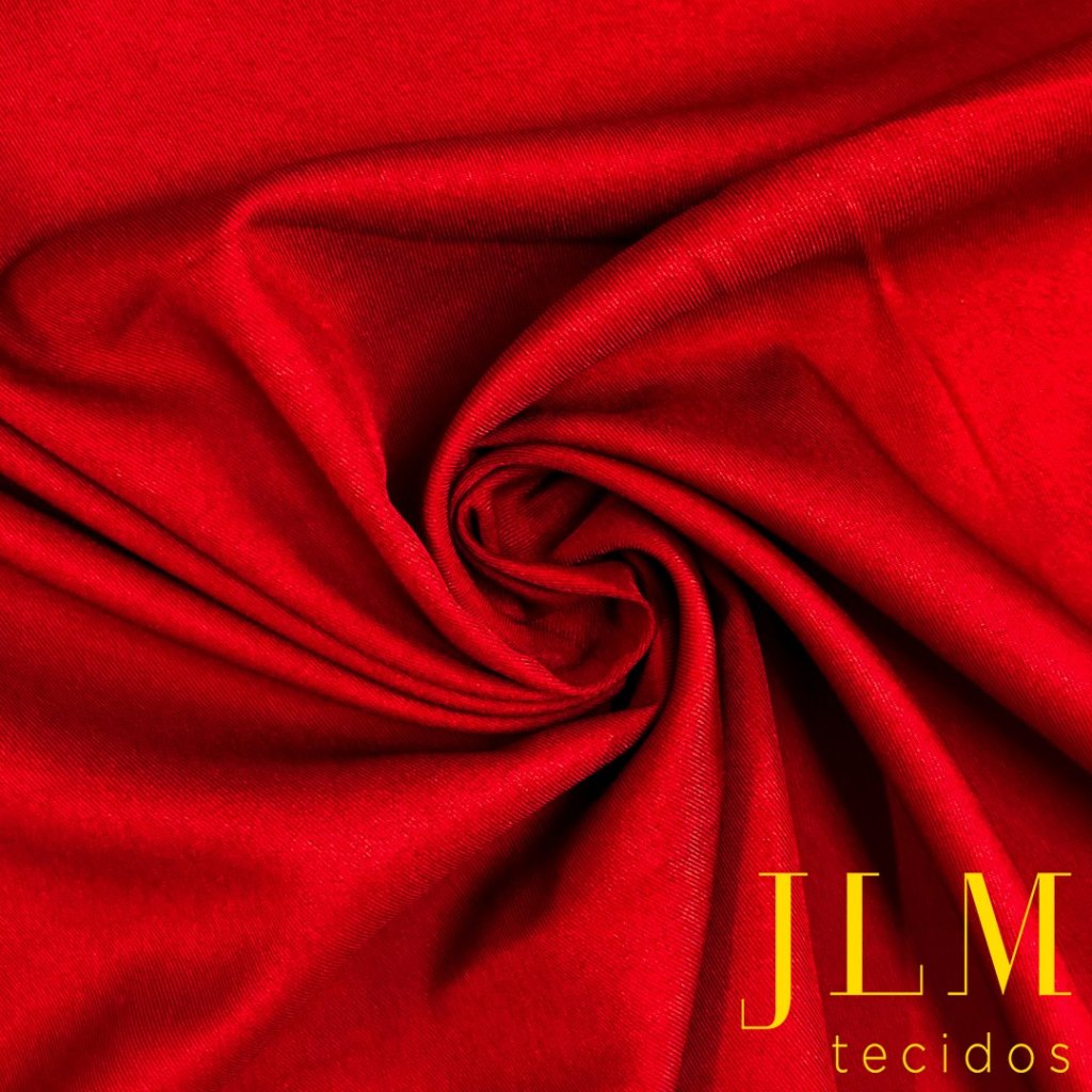Gabardine Liso- Vermelho 