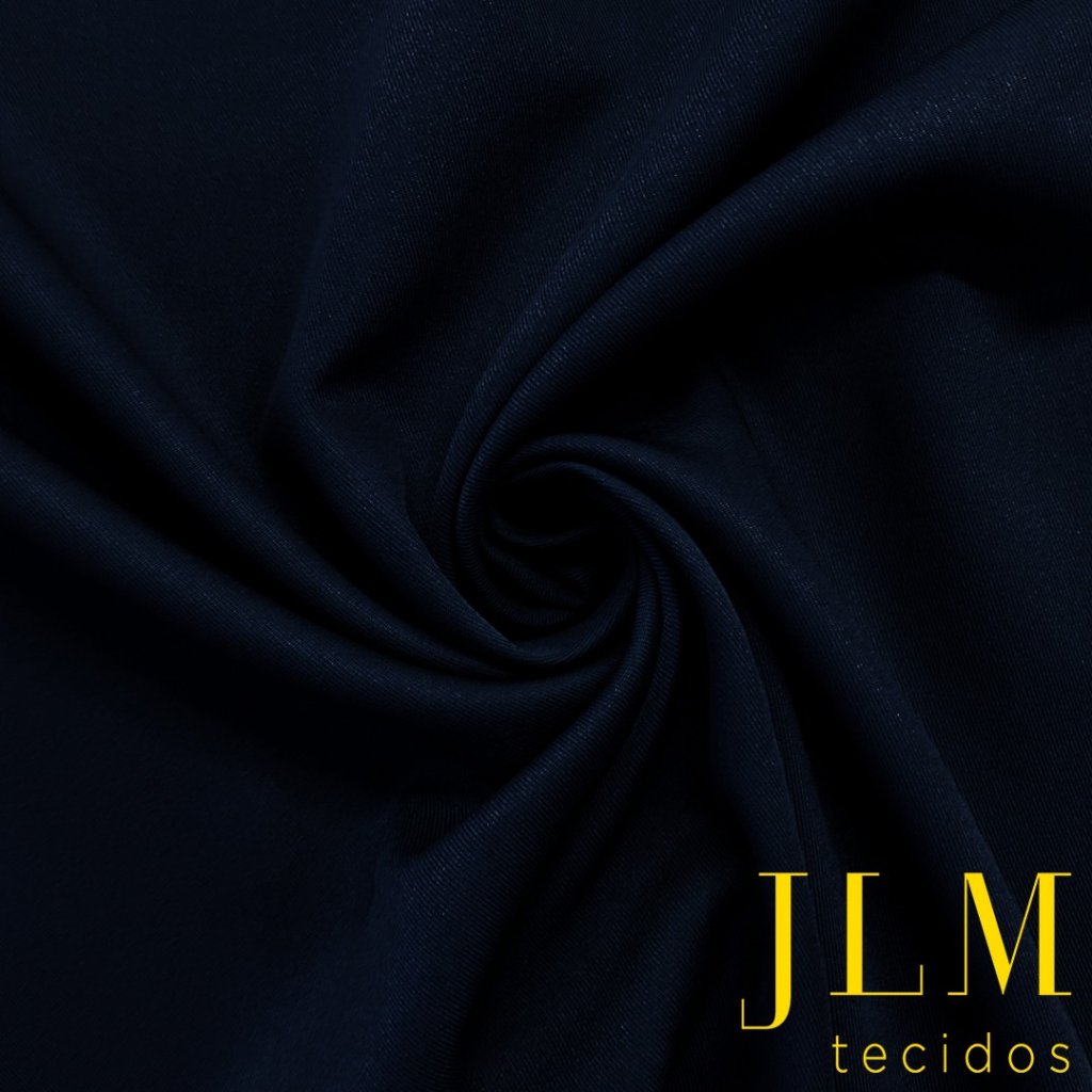 Gabardine Liso- Azul Marinho Dia